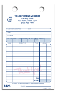 15816 Fancy Cash & Charge Register Forms